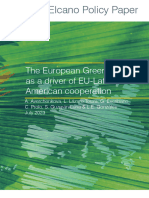 Policy Paper The European Green Deal As A Driver of Eu Latin American Cooperation