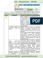 6to Grado Enero - 05 Valoro la democracia y su historia (2023-2024)