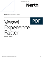 Vessel Experience Factor - North