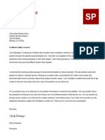 Cover Letter Template 1 - Initials