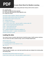 Python Scikit-Learn Cheat Sheet For Machine Learning