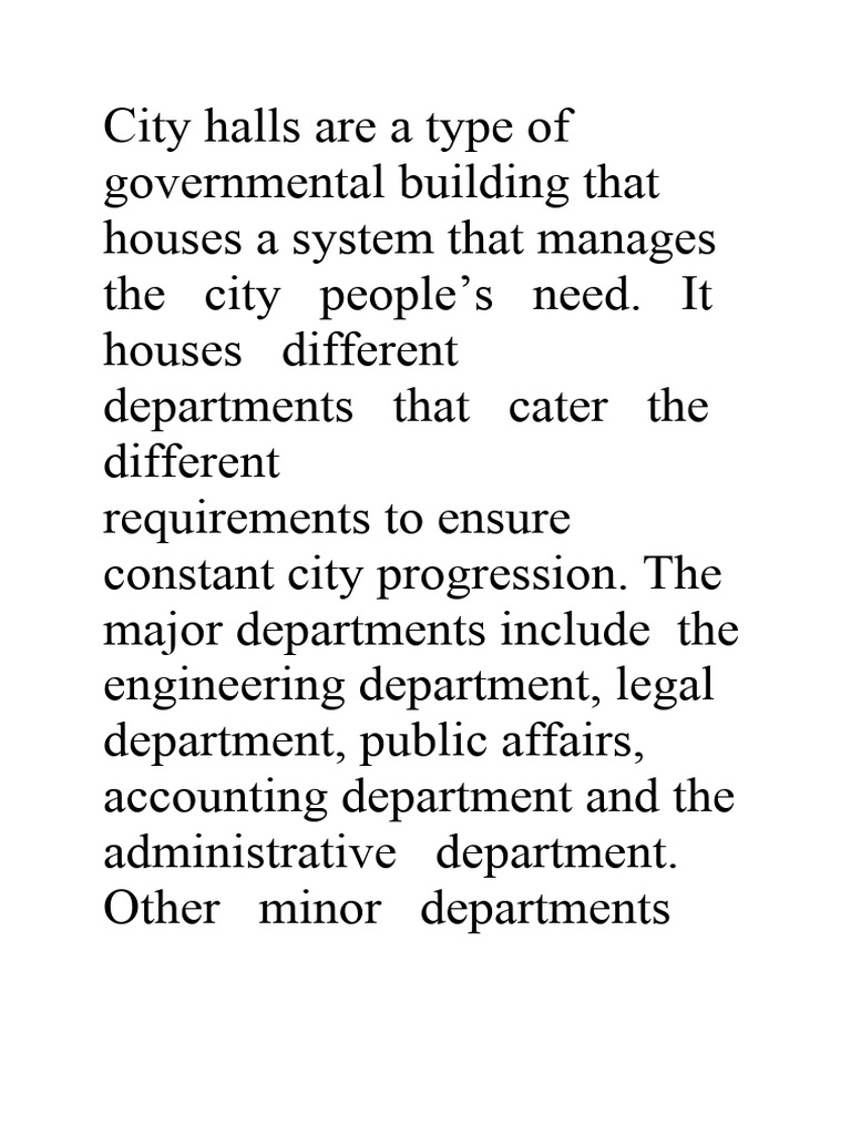 Proposed Design for Silang Municipal Hall | PDF