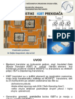 Karakteristike IGBT Prekidača