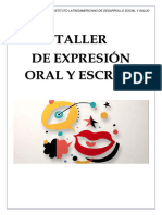 Taller de Expreción Oral y Escrito