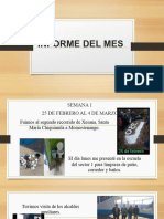 Informe Del Mes