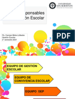 2021 Clase 5. Actores Responsables de La Gestión Escolar