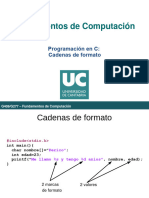 Cadenas de Formatos