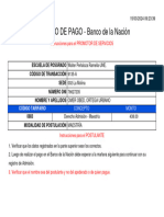 FORMATO DE PAGO - Banco de La Nación: Instrucciones para El PROMOTOR DE SERVICIOS