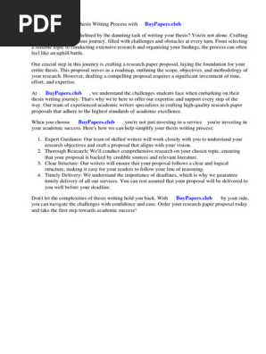 Template Research Paper Proposal