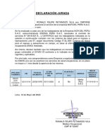 Declaración Jurada - Repsol - John Carrazo Luque - Iderka 2022