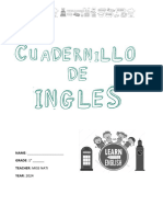 Cuadernillo Ingles 1º