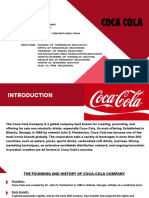 Presentantation of Coca Cola Company