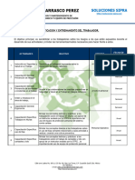 Calificacion y Entrenamiento Del Trabajador