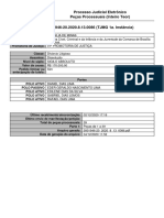 Processo Judicial Eletrônico Peças Processuais (Inteiro Teor)