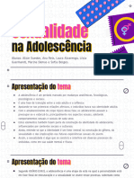 Sexualidade Na Adolescência