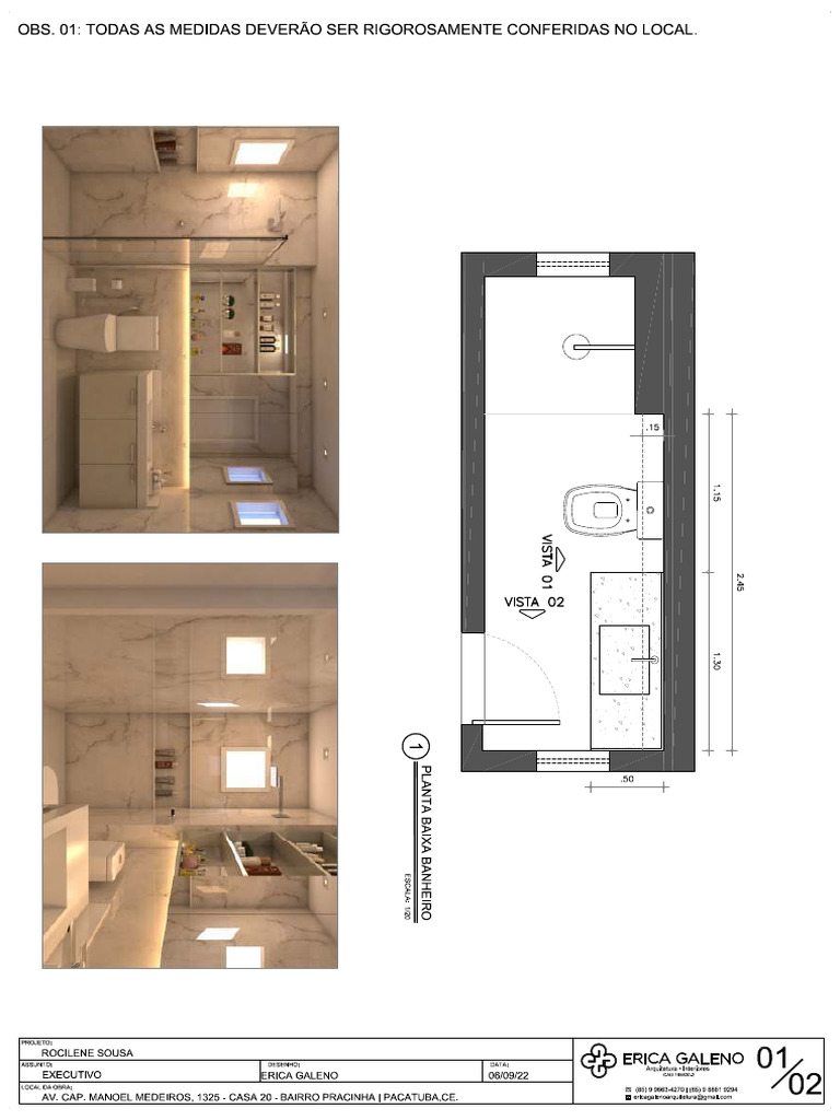 Detalhamento Banheiro Casal Pdf