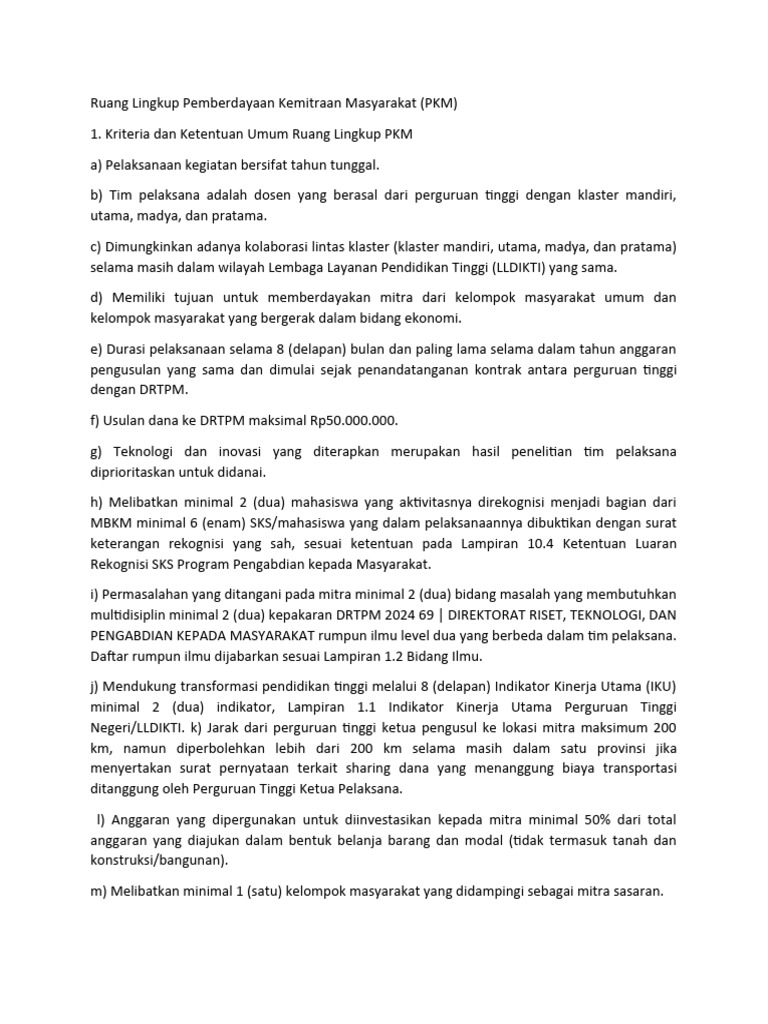 Ruang lingkup pemberdayaan kemitraan masyarakat pdf