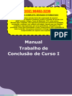 Resolução - (032 98482–3236) - Manual Trabalho de Conclusão de Curso i – Farmácia
