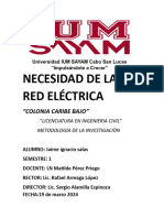 Necesidad de La Red Eléctrica