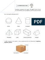 Schede Didattiche Sviluppo Dei Solidi e Schede Di Verifica