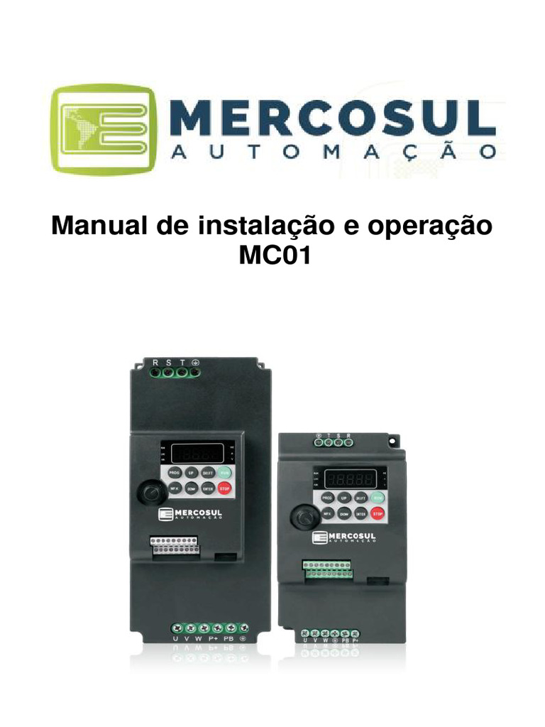 Manual MC01 PT 1.0 Mercosul | PDF | Fonte de energia | Corrente alternada