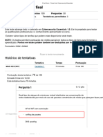 Final Exam Teste Final Cybersecurity Essentials