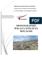 Monographie Wilaya. Oum El Bouaghi