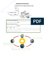 MOVIMIENTO DE TRANSLACIÓN - Fichas