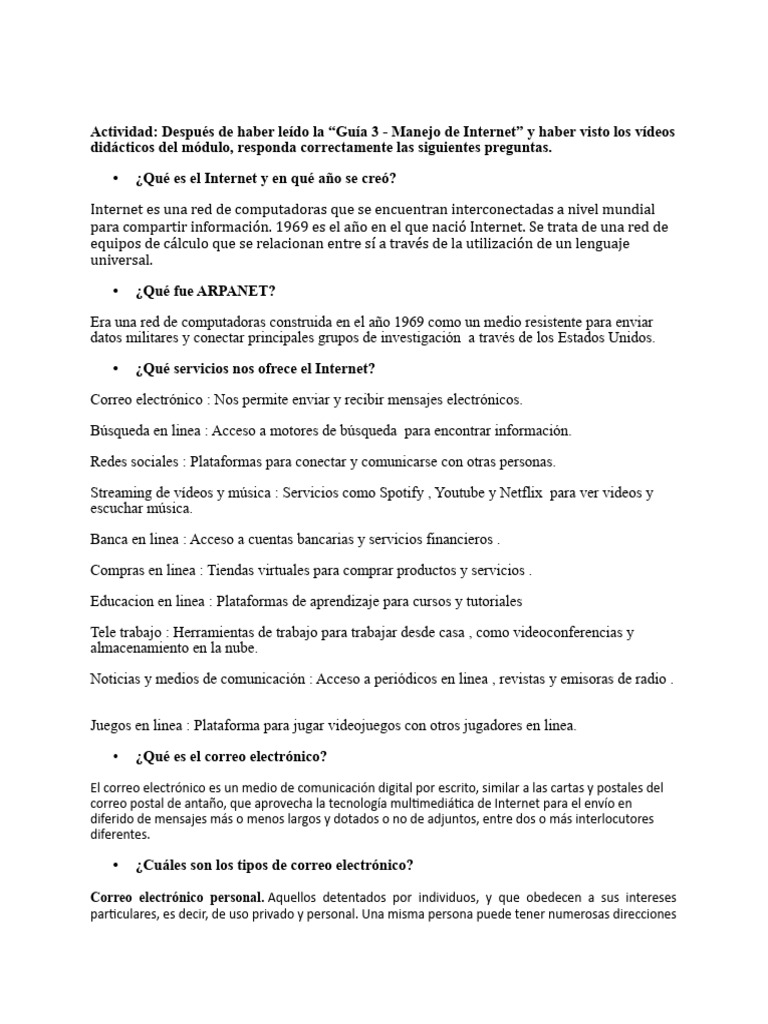 Actividad Módulo 3 Hecho Con Screenshot Pdf Internet Red Mundial