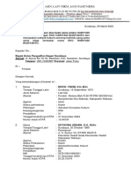 SURAT PERMOHONAN PENETAPAN HARJADI BUDIYANTO Dan HARYADI BUDIJANTO Nama FIX EKO HARIYADI BUDIYANTO.