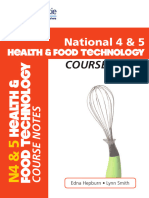 N4-5 Health & Food Technology Course Notes
