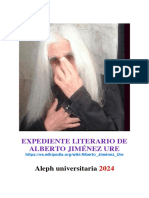Currículum Literario (Expediente) de Alberto Jiménez Ure