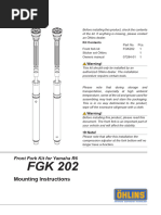 Öhlins FGRT 204 Front Fork Guide | PDF | Vehicles | Vehicle Technology