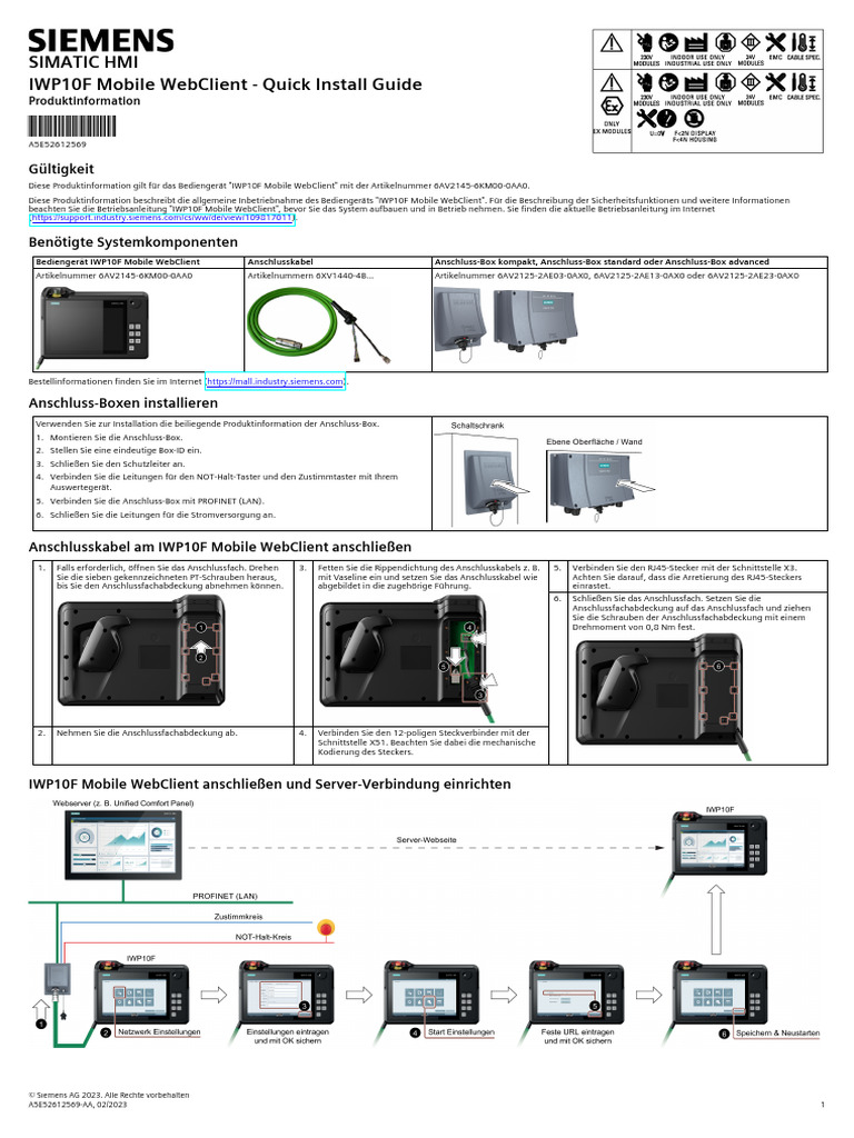 Hmi Iwp10f Mobile Webclient Quick Install Guide en-US | PDF