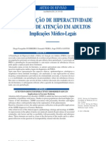 Perturbação de Hiperactividade E Défice de Atenção em Adultos Implicações Médico-Legais