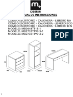 Combo Escritorio MG Instrucciones de Armado