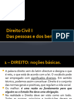 Direito Civil I - Pessoas e Bens