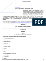 Decreto 38047 de 09 - 03 - 2017 - PARAMETROS E DIMENSIONAMENTO DE SISTEMA VIÁRIO URBANO DO DF