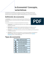 Temas de La Primera Sesion de ECONOMIA