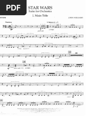 スターウォーズスコア STAR WARS Suite for Orchestra Star Wars: The Force Awakens (Suite for Orchestra) Score and Parts