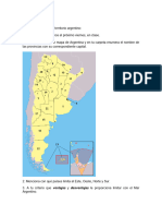 Introducción A Nuestro Territorio Argentino