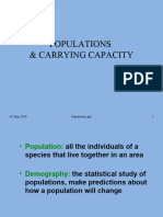Population Carrying Capacity