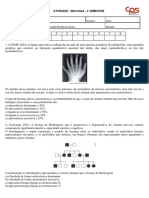 Atividade - Biologia - 4° Bimestre - 2° Ano e 3° B - ETEC - 2023