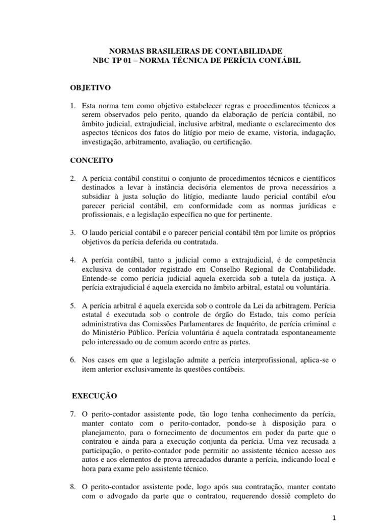 NBC TP 01 | PDF