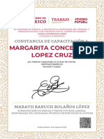 Margarita Concepcion Lopez Cruz: Constancia de Capacitación A