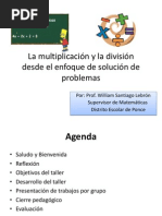 La Multiplicación y La División Desde El Enfoque de Solución de Problemas - 2