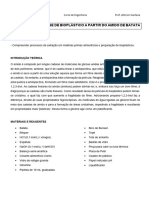 Aula Prática 03 - Síntese de Bioplástico A Partir Da Batata