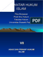 Asas Dan Prinsip Hukum Islam
