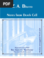 Download Zulfiqar Ali Bhutto Notes From Death Cell by Sani Panhwar SN7171285 doc pdf