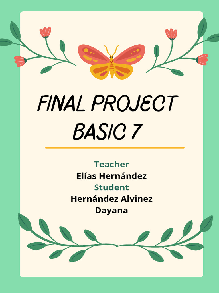 Final Project Basic 7 | PDF